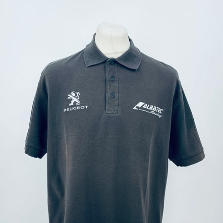 Peugeot Motorsport Rallycross Albatec Racing Team Issue Polo Shirt-Grey - Pit-Lane Motorsport