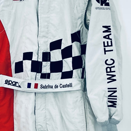 WRC Mini World Rally Championship Team Sabrina de Castelli Race Used Saprco Suit - Pit-Lane Motorsport