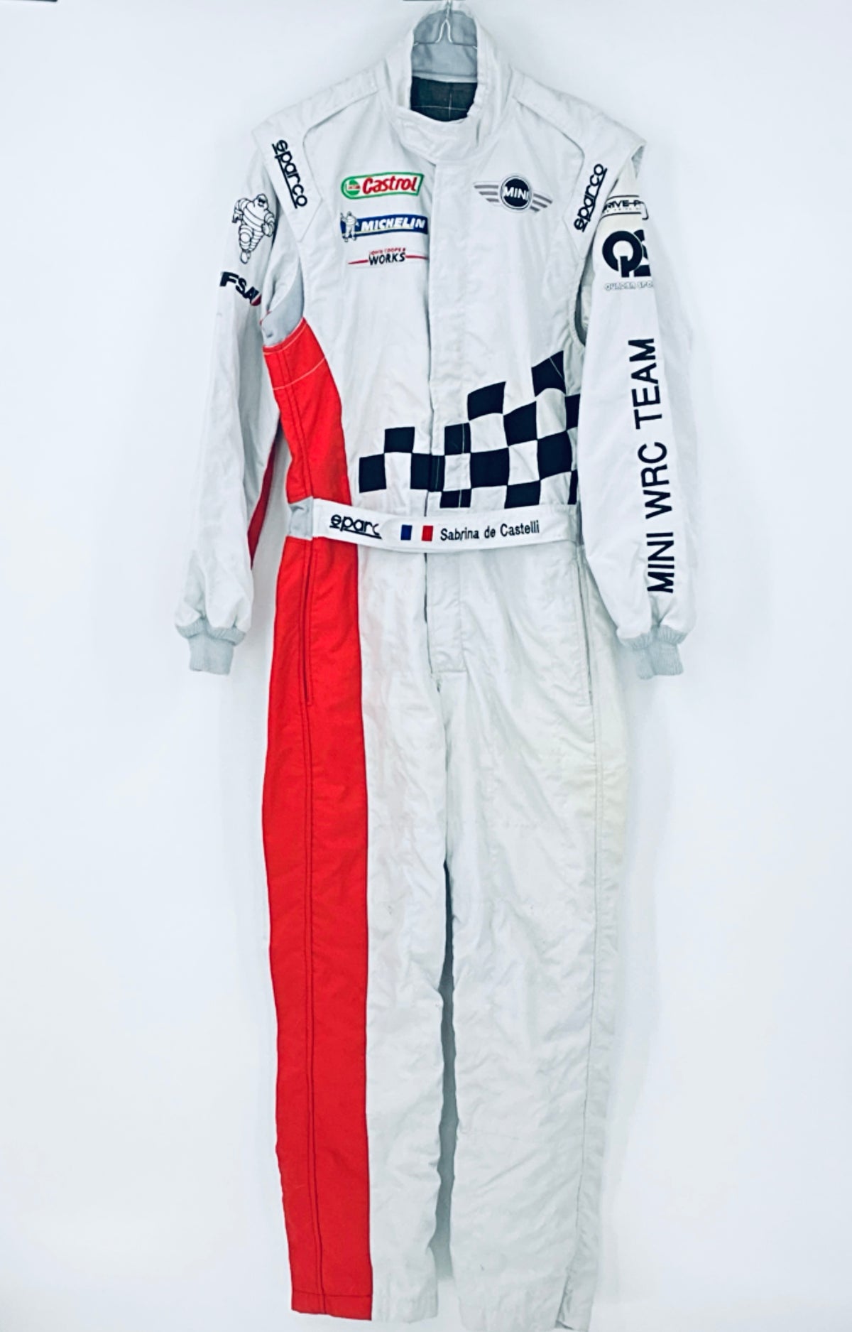 WRC Mini World Rally Championship Team Sabrina de Castelli Race Used Saprco Suit - Pit-Lane Motorsport