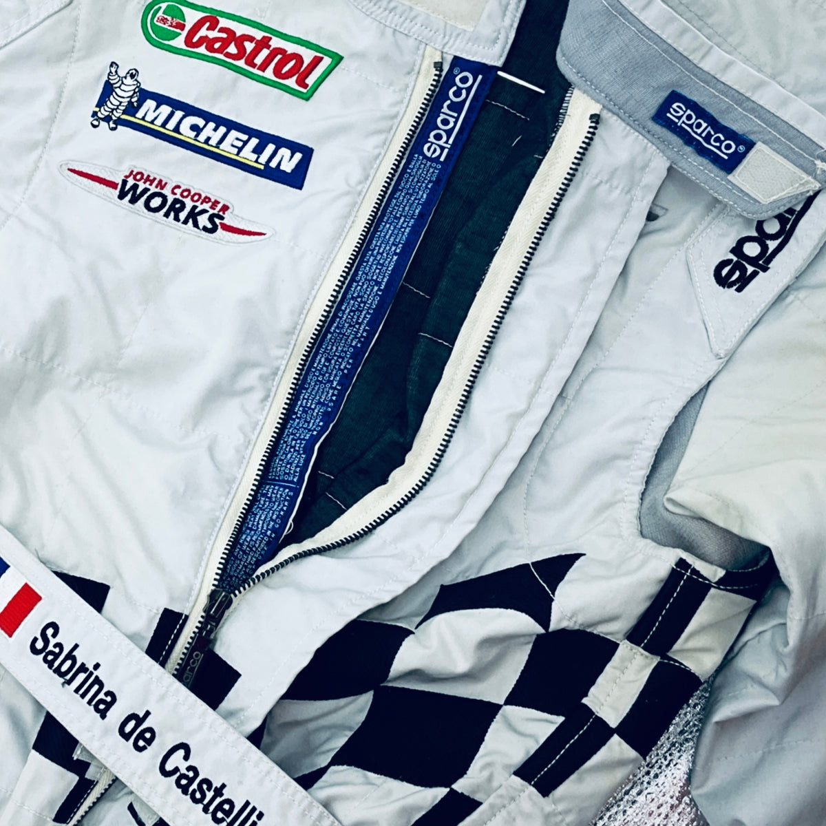 WRC Mini World Rally Championship Team Sabrina de Castelli Race Used Saprco Suit - Pit-Lane Motorsport