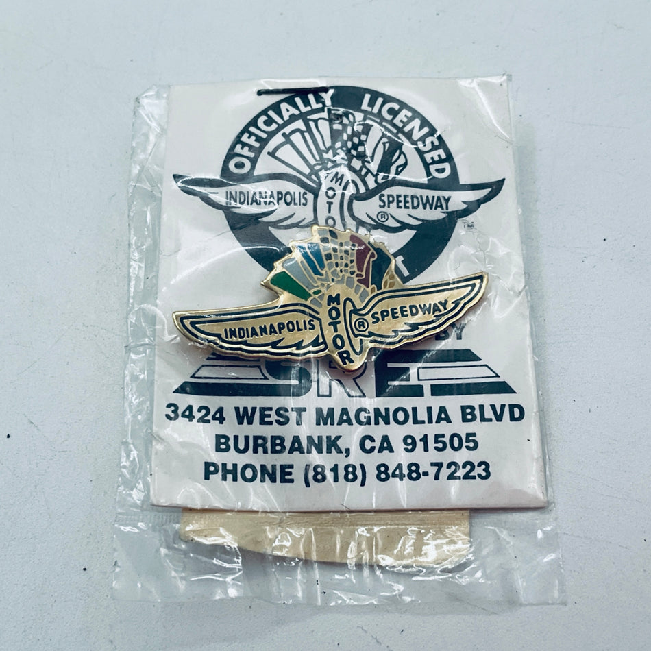 Official Indianapolis Motor Speedway logo Pin badge-Purple (Copy)