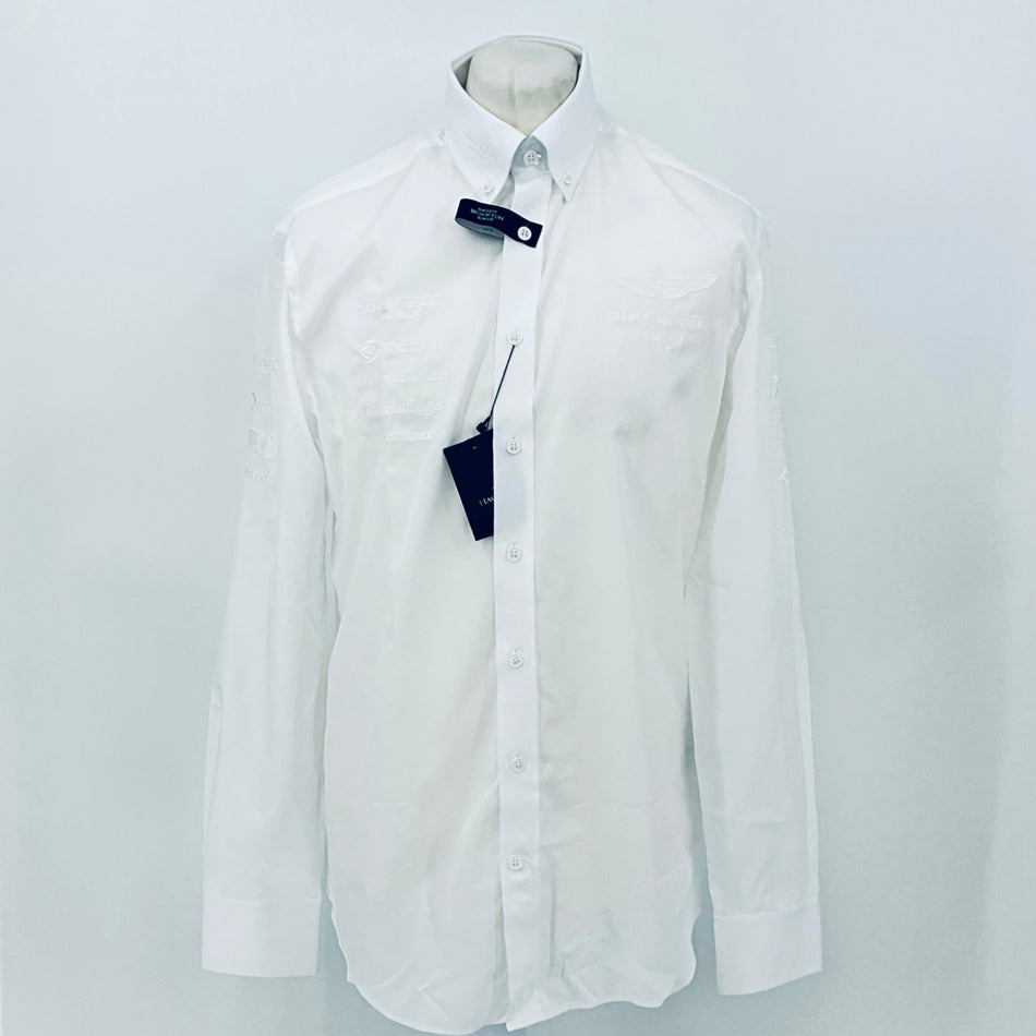 AMR Aston Martin Racing Long Sleeve Team Issued Shirt By Hackett of London