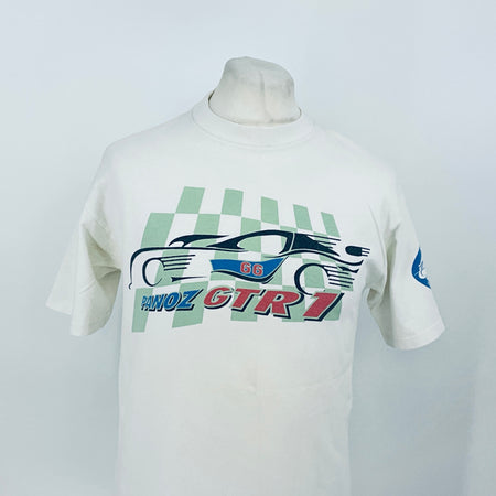 Panoz Motorsport Team Issue T-Shirt White - Graphic - Pit-Lane Motorsport
