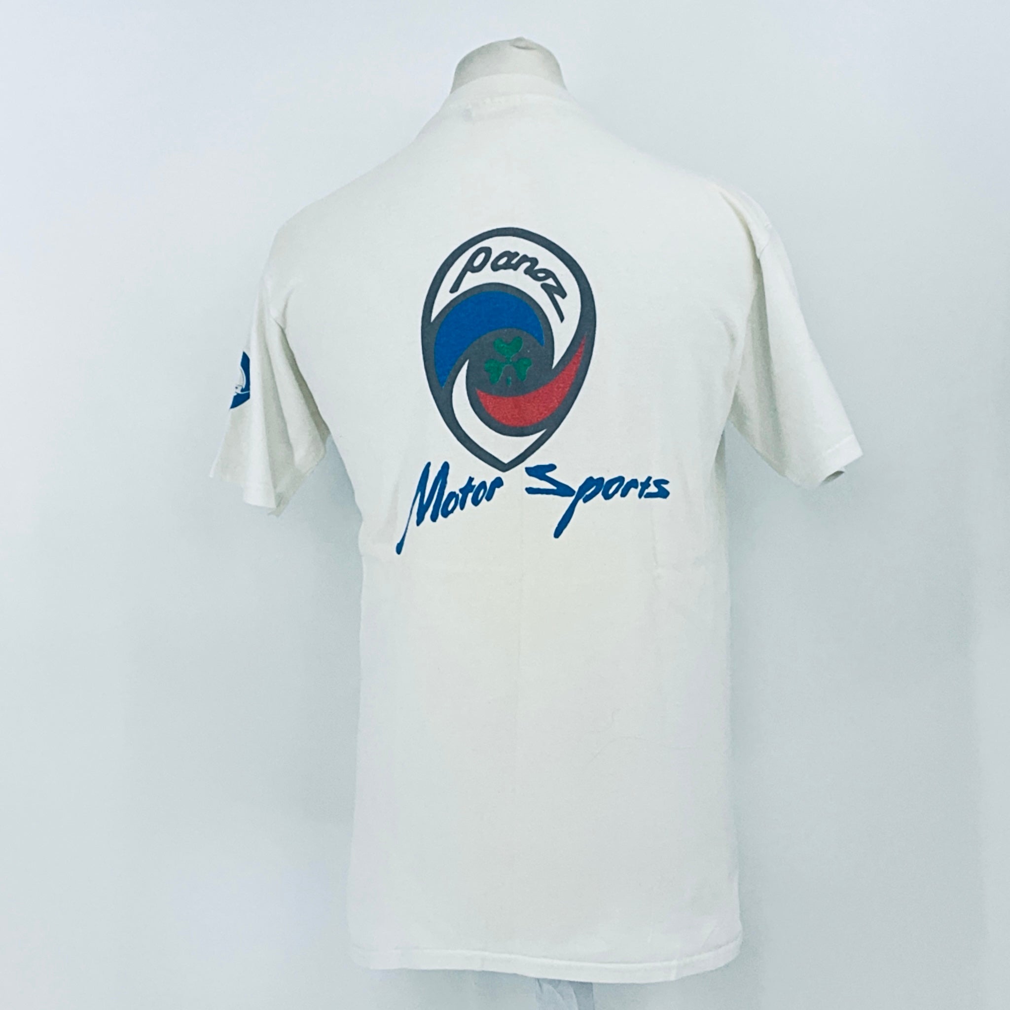 Panoz Motorsport Team Issue T-Shirt White - Graphic - Pit-Lane Motorsport