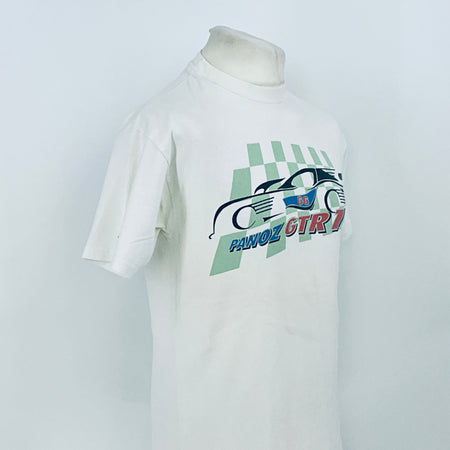 Panoz Motorsport Team Issue T-Shirt White - Graphic - Pit-Lane Motorsport