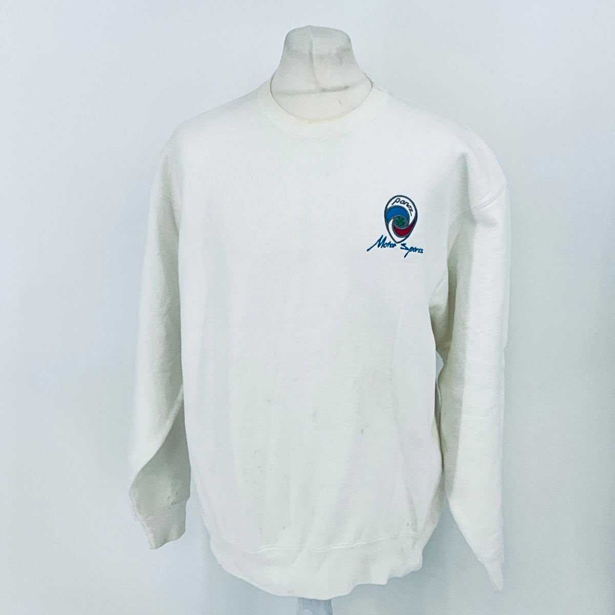 Panoz Motorsport Team Issue Le Mans Sweatshirt-White - Pit-Lane Motorsport