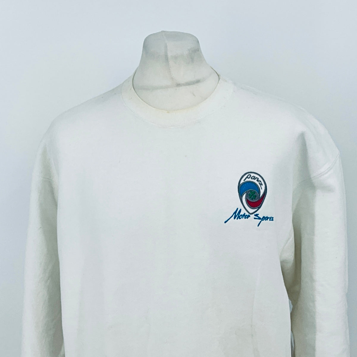 Panoz Motorsport Team Issue Le Mans Sweatshirt-White - Pit-Lane Motorsport