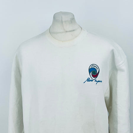 Panoz Motorsport Team Issue Le Mans Sweatshirt-White - Pit-Lane Motorsport