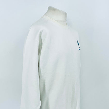Panoz Motorsport Team Issue Le Mans Sweatshirt-White - Pit-Lane Motorsport