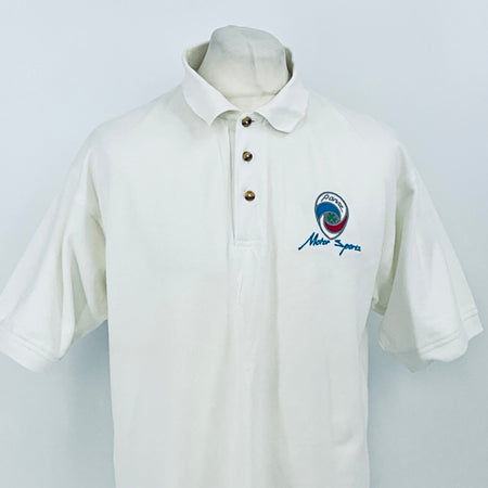 Panoz Motorsport Team Issue Le Mans Polo Shirt-White - Pit-Lane Motorsport