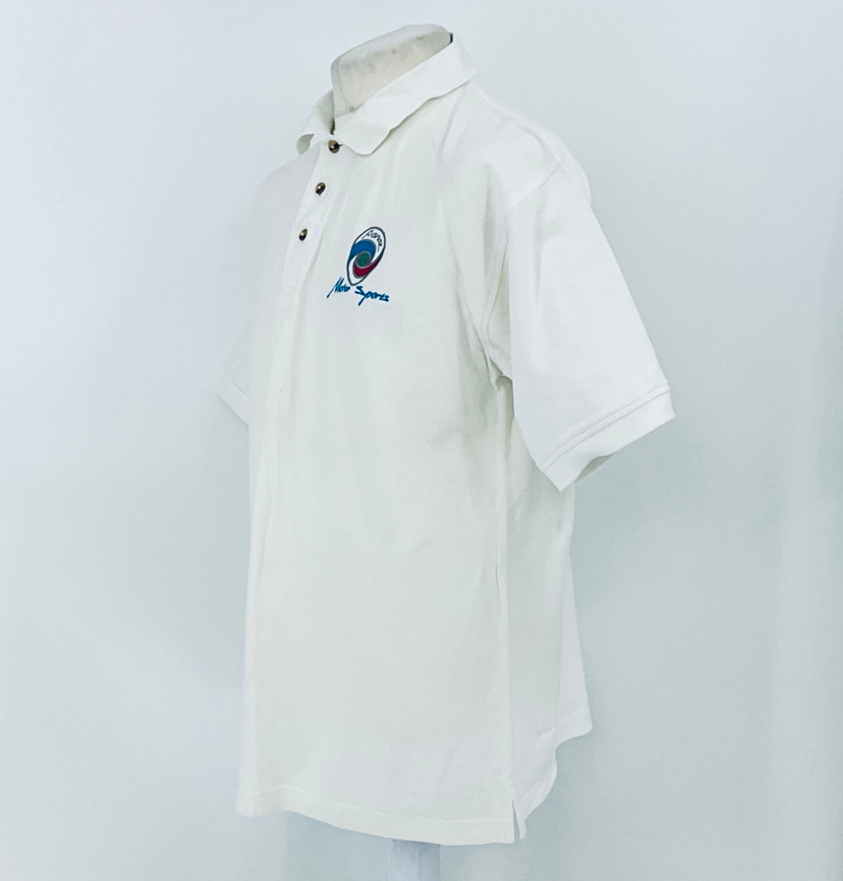 Panoz Motorsport Team Issue Le Mans Polo Shirt-White - Pit-Lane Motorsport