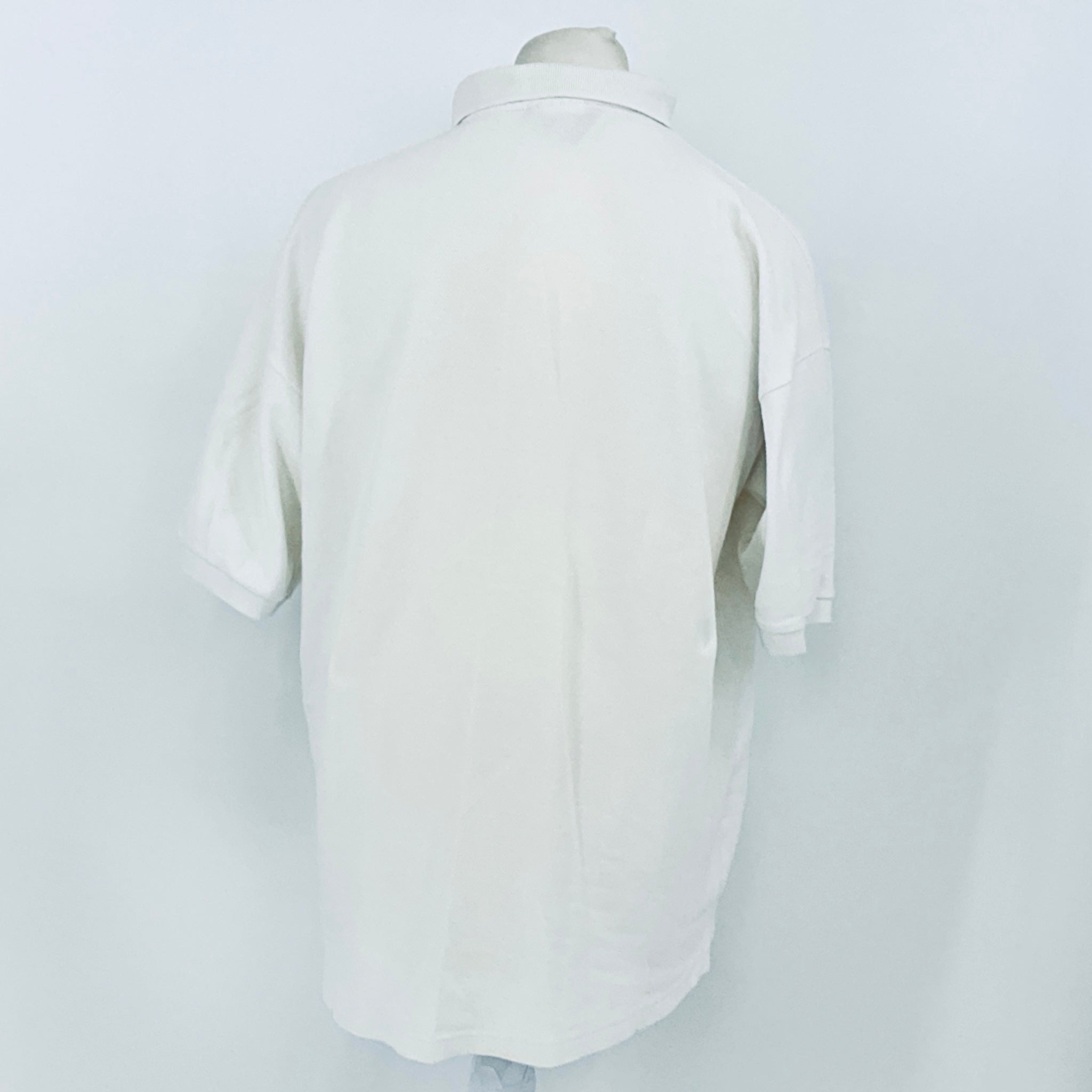 Panoz Motorsport David Price Racing Team Issue Polo Shirt White 1990s - Pit-Lane Motorsport