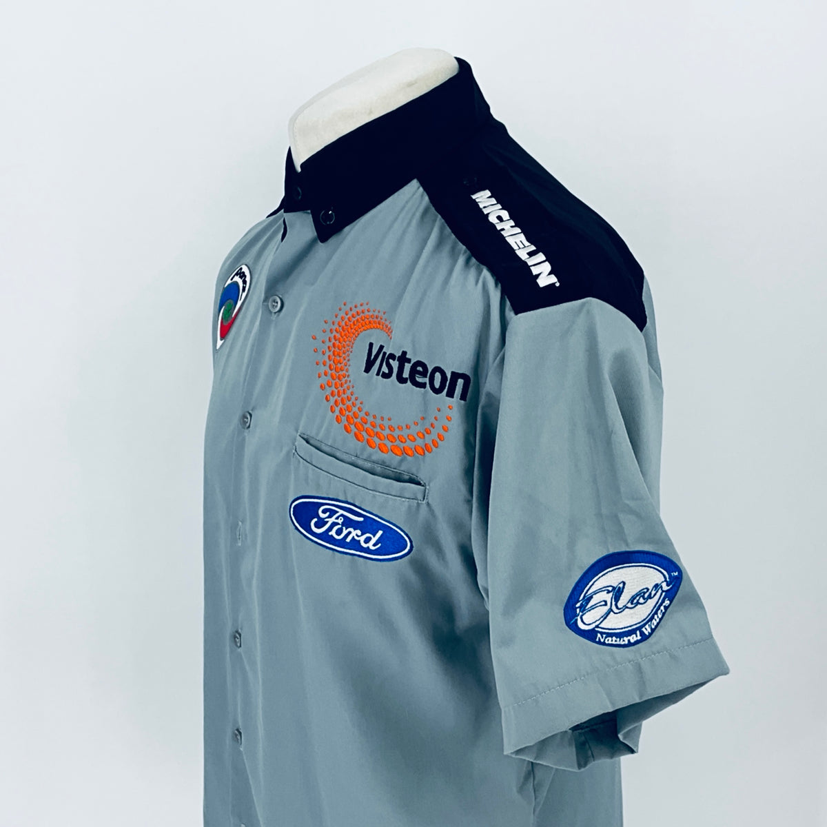 Panoz Motorsport Visteon Team Issue Le Mans pit Crew Shirt-Grey - Pit-Lane Motorsport