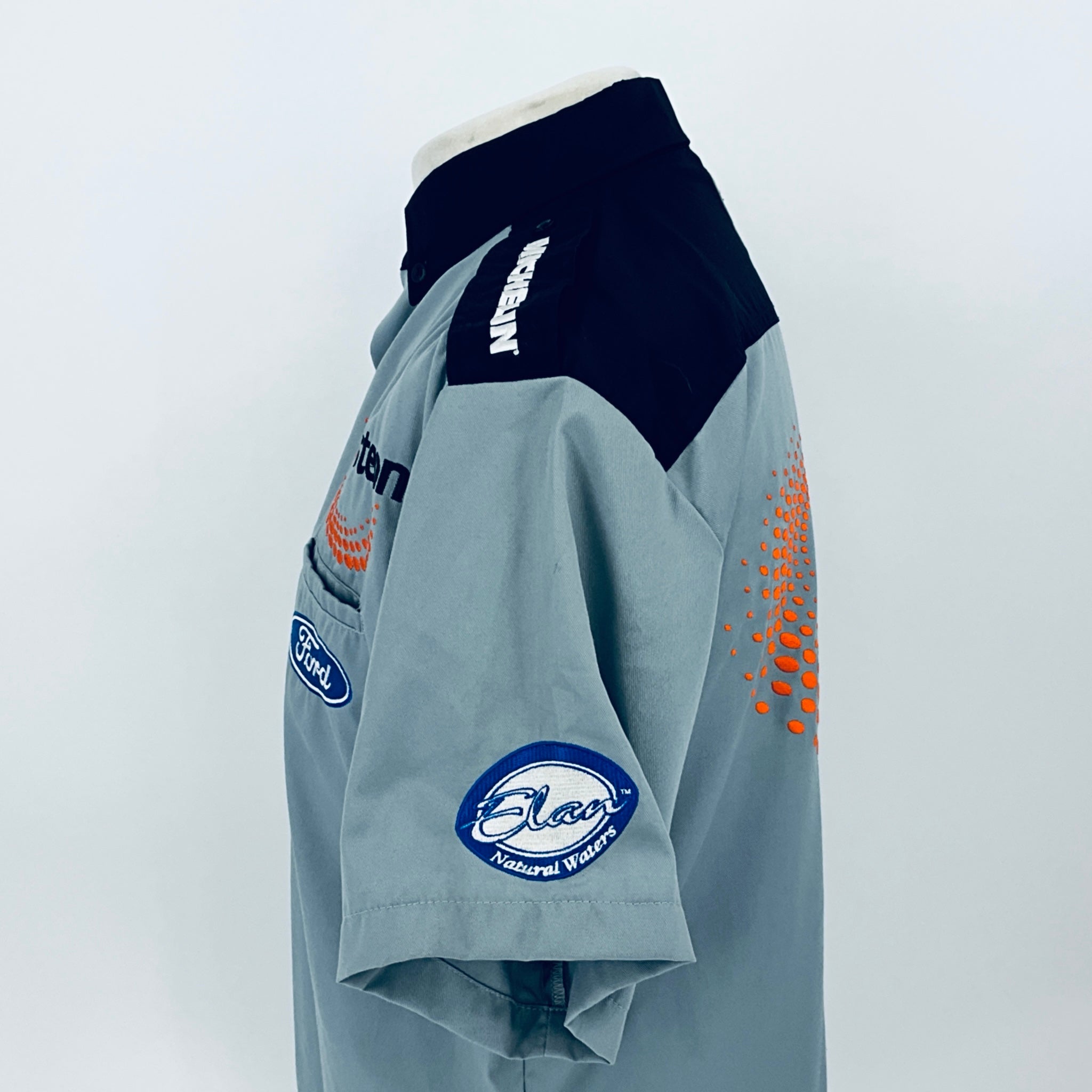 Panoz Motorsport Visteon Team Issue Le Mans pit Crew Shirt-Grey - Pit-Lane Motorsport