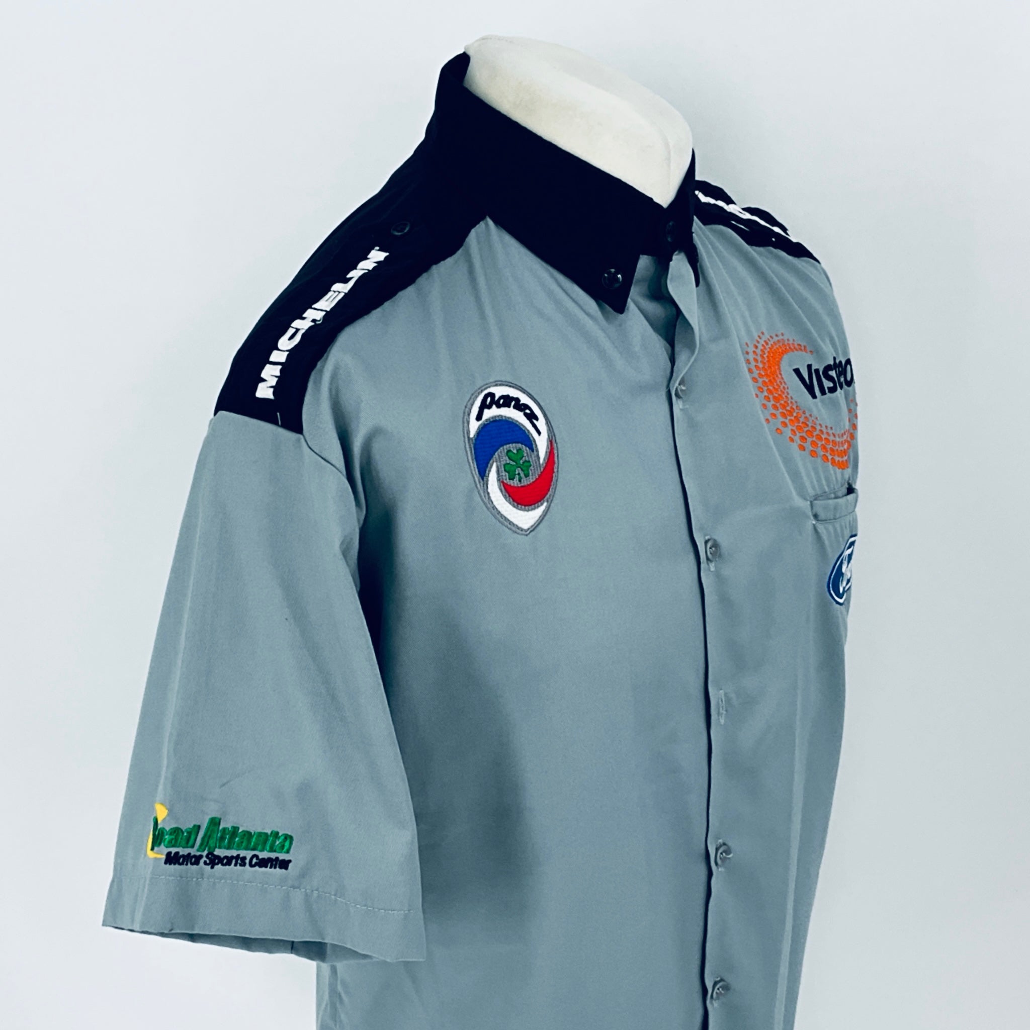Panoz Motorsport Visteon Team Issue Le Mans pit Crew Shirt-Grey - Pit-Lane Motorsport