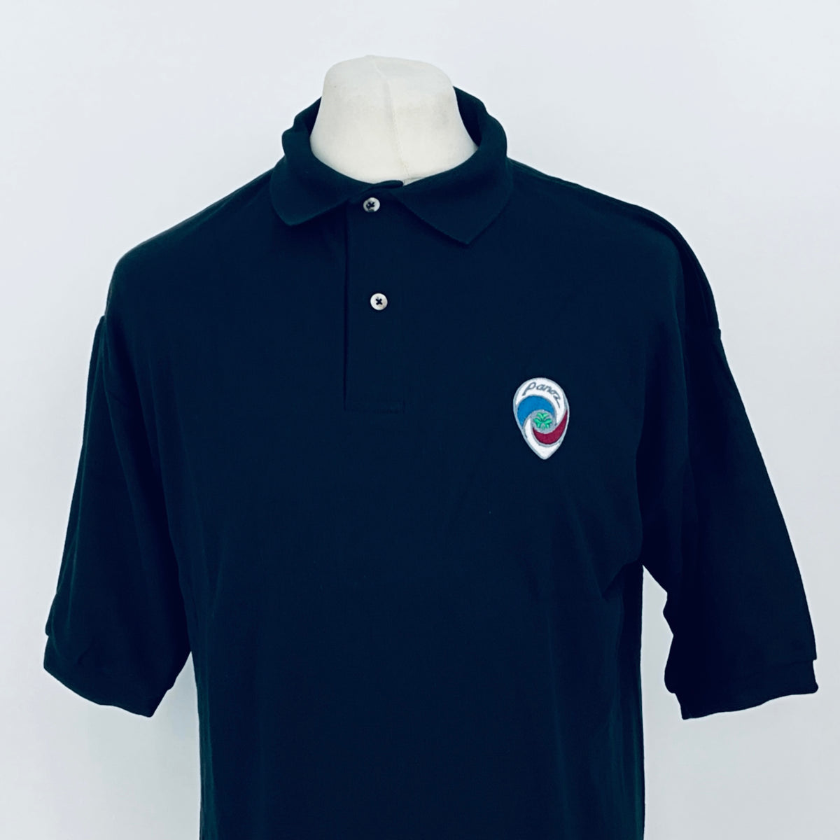 Panoz Motorsport Team Issue Polo Shirt Black 1990s - Pit-Lane Motorsport