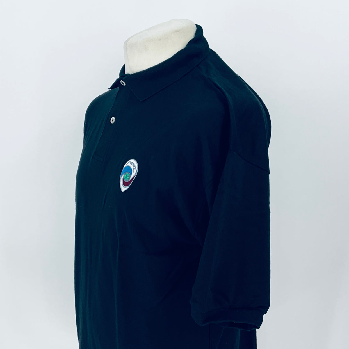 Panoz Motorsport Team Issue Polo Shirt Black 1990s - Pit-Lane Motorsport