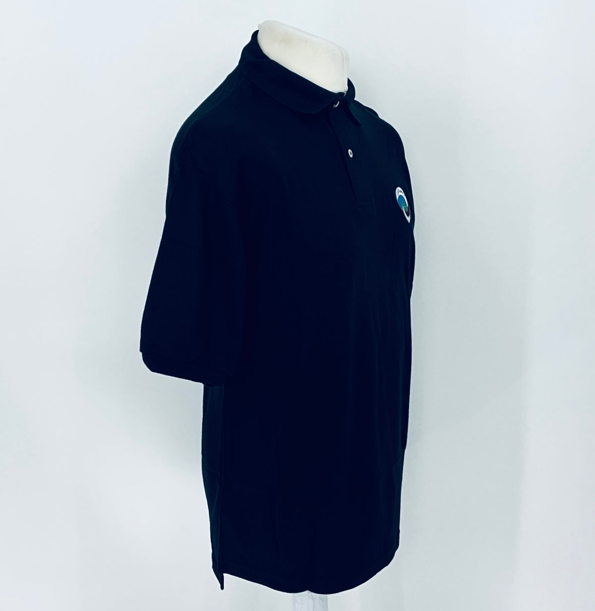 Panoz Motorsport Team Issue Polo Shirt Black 1990s - Pit-Lane Motorsport