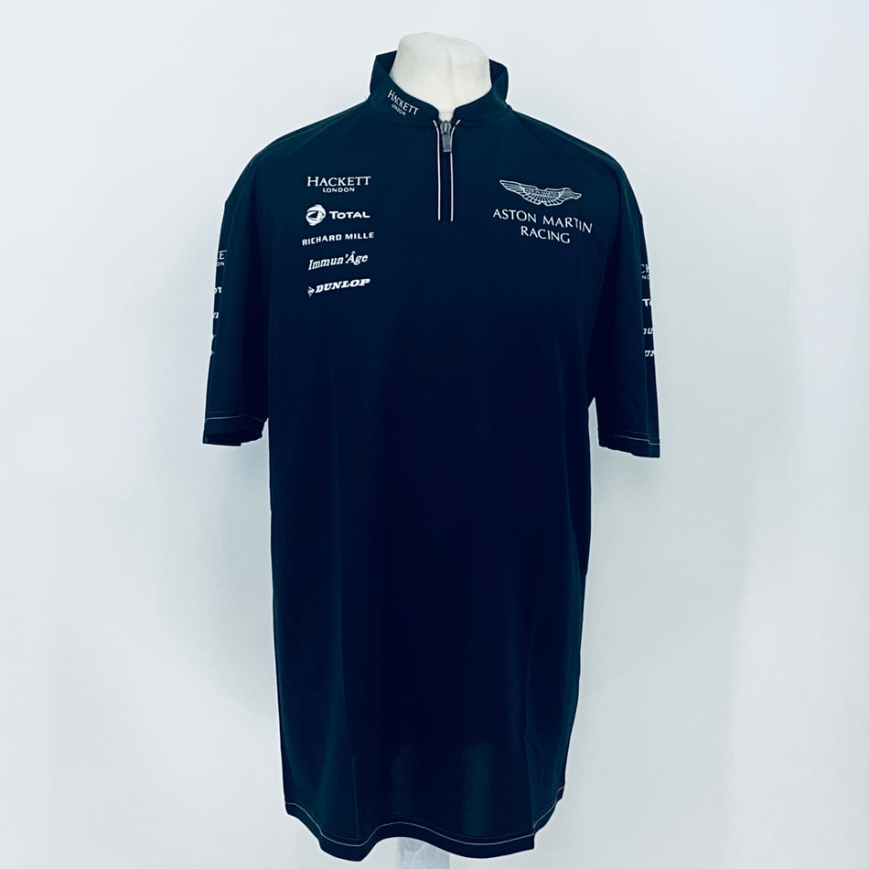Aston Martin Racing Le Mans Team Issue Polo Shirt 2015-Dark Blue-New