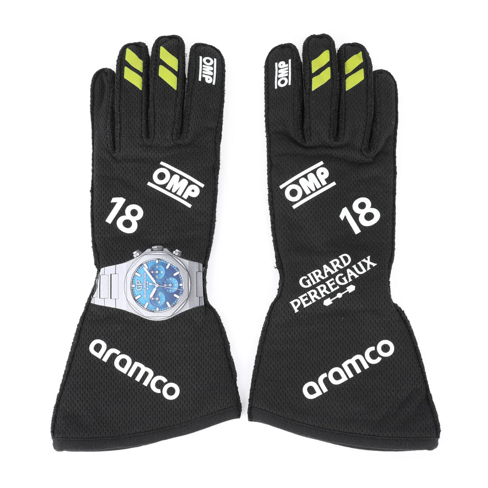 Lance Stroll ASTON Martin AramcoF1 Team 2024 F1 Season Used Race Gloves