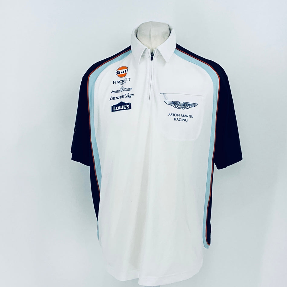 Aston Martin Racing Gulf le Mans Team Hackett Team Issue Race Day Polo Shirt