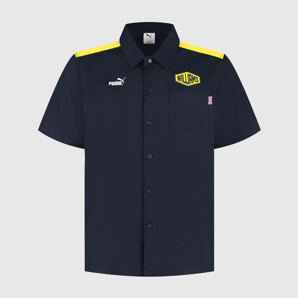 Williams F1 Team PUMA Mechanic Patch Shirt Official Merchandise - Pit-Lane Motorsport
