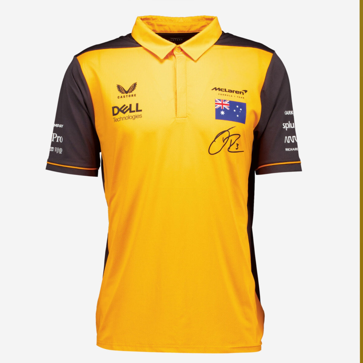 Daniel Ricciardo McLaren F1 Team Official Merchandise Drivers Polo Shirt - Pit-Lane Motorsport