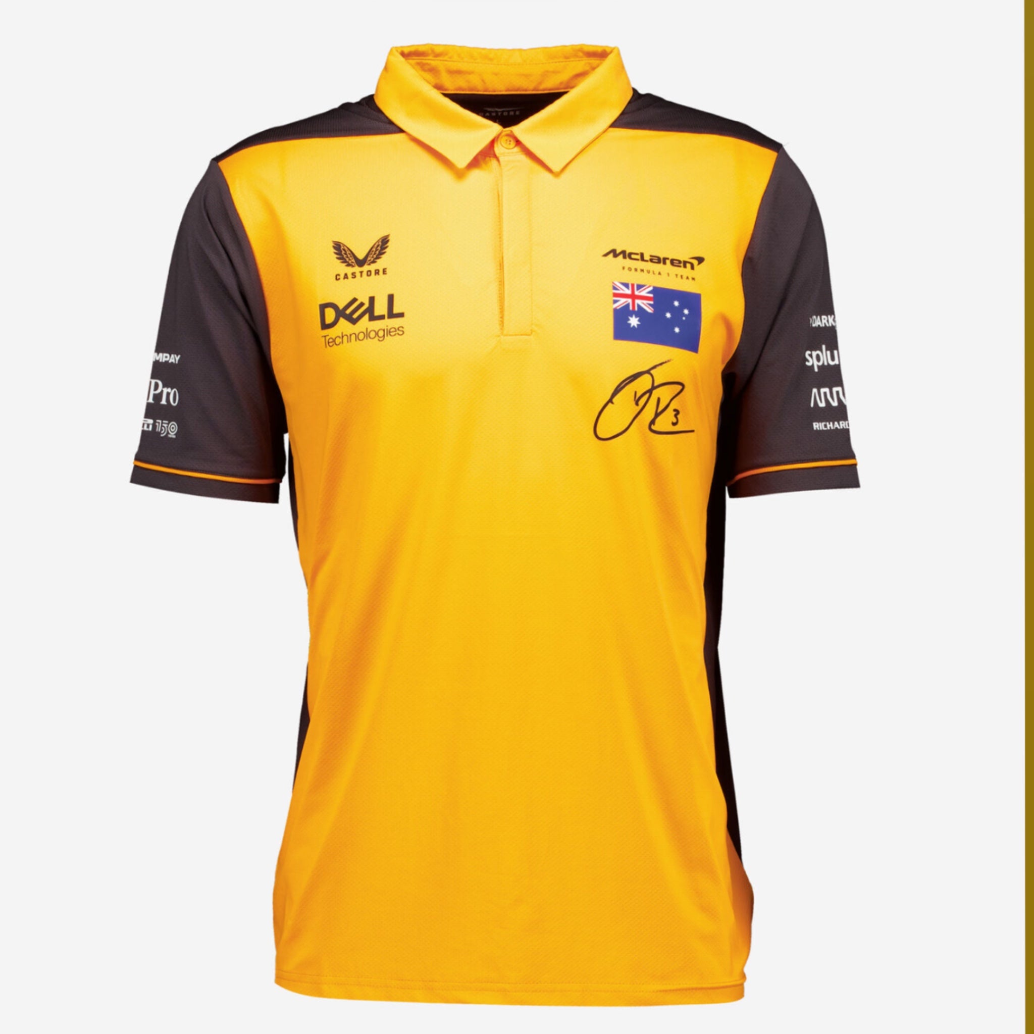 Daniel Ricciardo McLaren F1 Team Official Merchandise Drivers Polo Shirt - Pit-Lane Motorsport