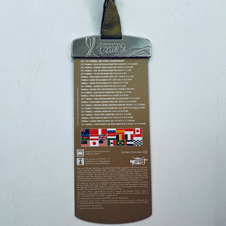 FIA Hungarian Grand prix 2017 VIP Club Suite Pass & Lanyard - Pit-Lane Motorsport