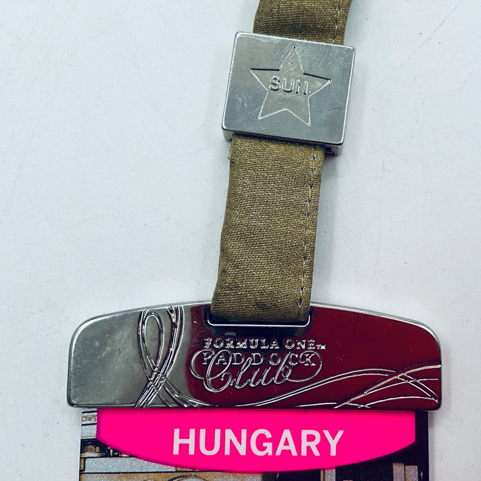 FIA Hungarian Grand prix 2017 VIP Club Suite Pass & Lanyard - Pit-Lane Motorsport