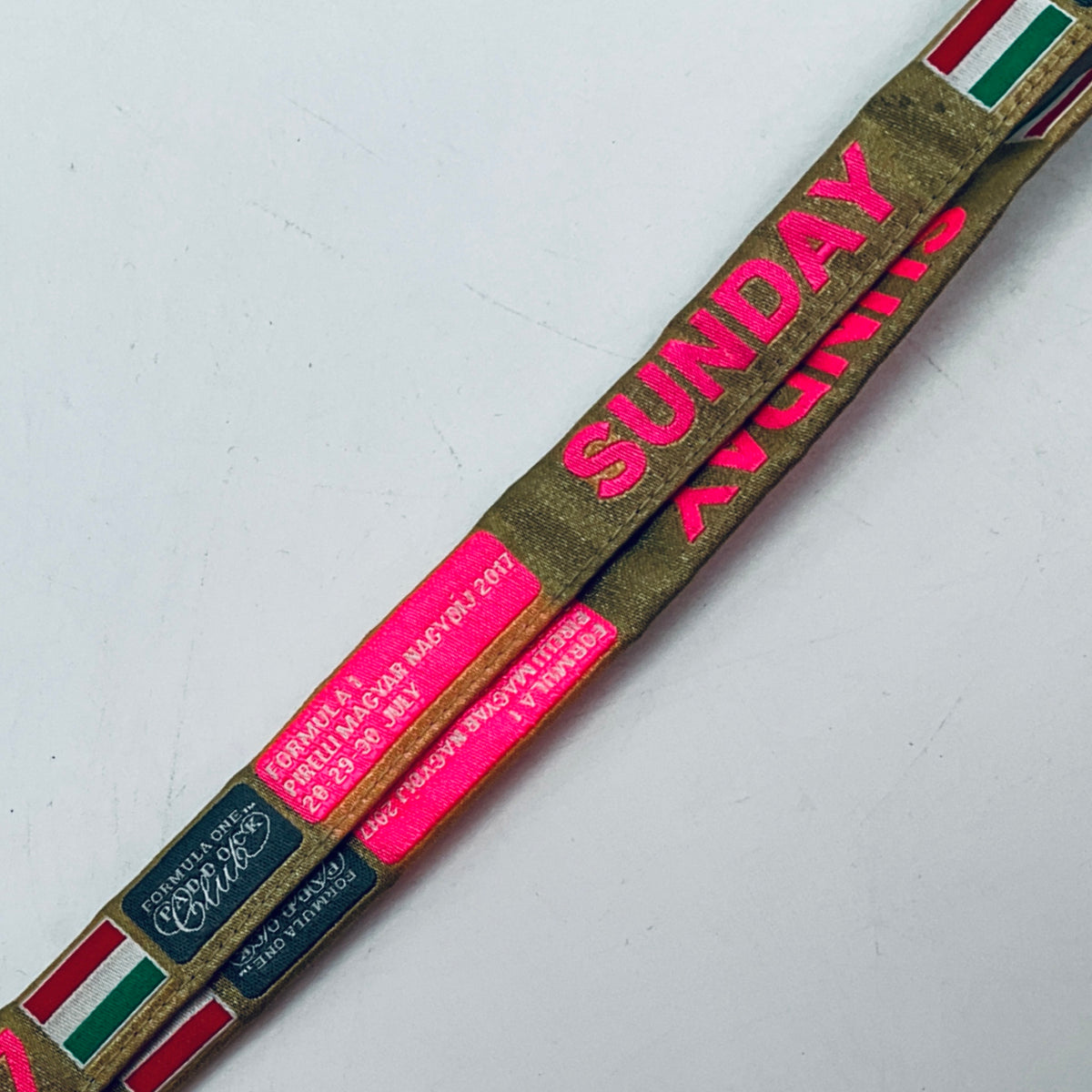 FIA Hungarian Grand prix 2017 VIP Club Suite Pass & Lanyard - Pit-Lane Motorsport