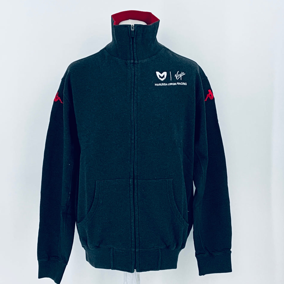 2011 Virgin-Marussia Racing F1 Team Kappa Team Issued Full Zip Sweatshirt-Brand New