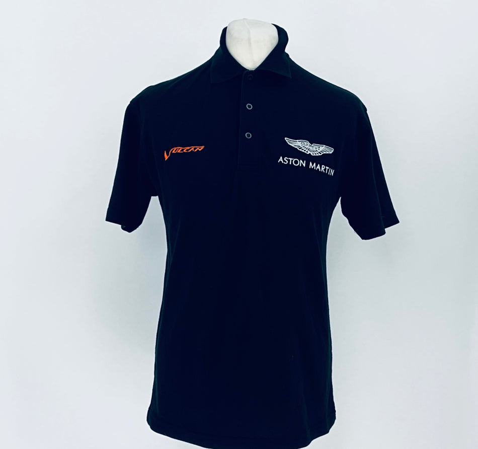 Aston Martin Racing Team Issue Vulcan Car Polo Shirt-Black