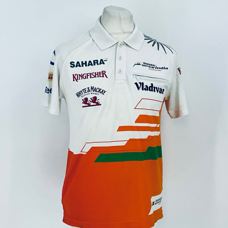 Force India Formula One Team Official Team Issue Race Day Polo Shirt