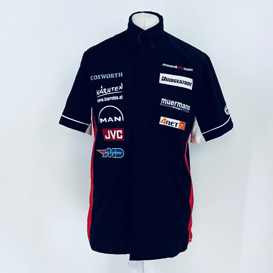 2004 Minardi Cosworth F1 Team-Team Issued Pit Crew Shirt