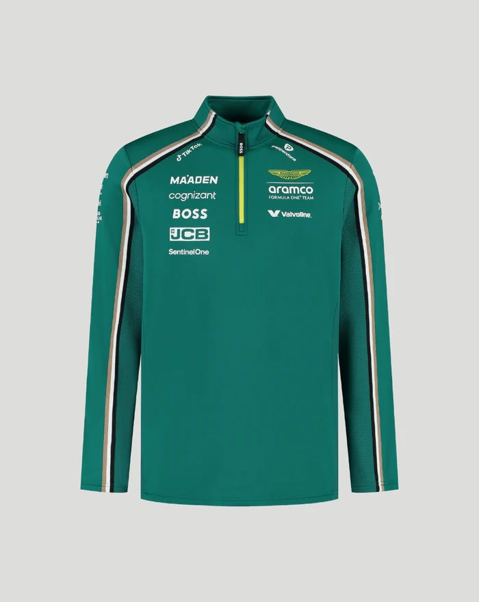 Aston Martin  F1 Team Official Merchandise 1/4 Zip sweater