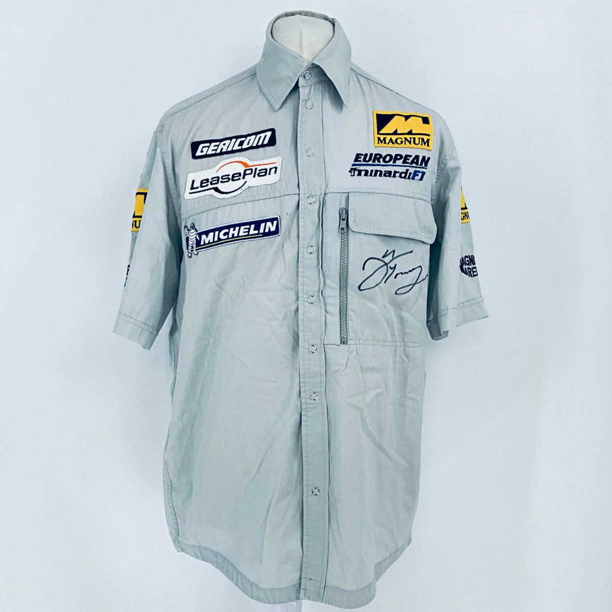 2001 European Minardi F1 Team-Team Issued Shirt Signed by Alex Yoong - Pit-Lane Motorsport