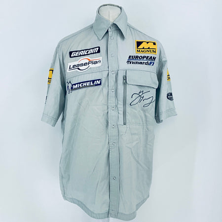 2001 European Minardi F1 Team-Team Issued Shirt Signed by Alex Yoong - Pit-Lane Motorsport