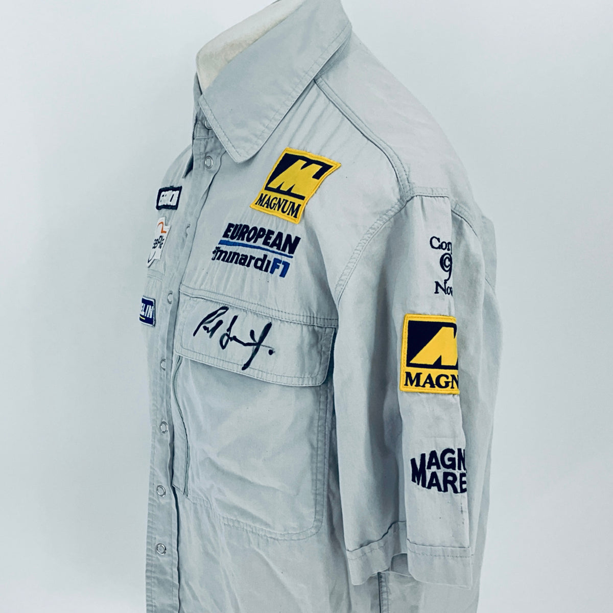 2001 European Minardi F1 Team-Team Issued Shirt Signed by Paul Stoddard - Pit-Lane Motorsport