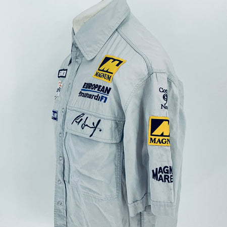 2001 European Minardi F1 Team-Team Issued Shirt Signed by Paul Stoddard - Pit-Lane Motorsport