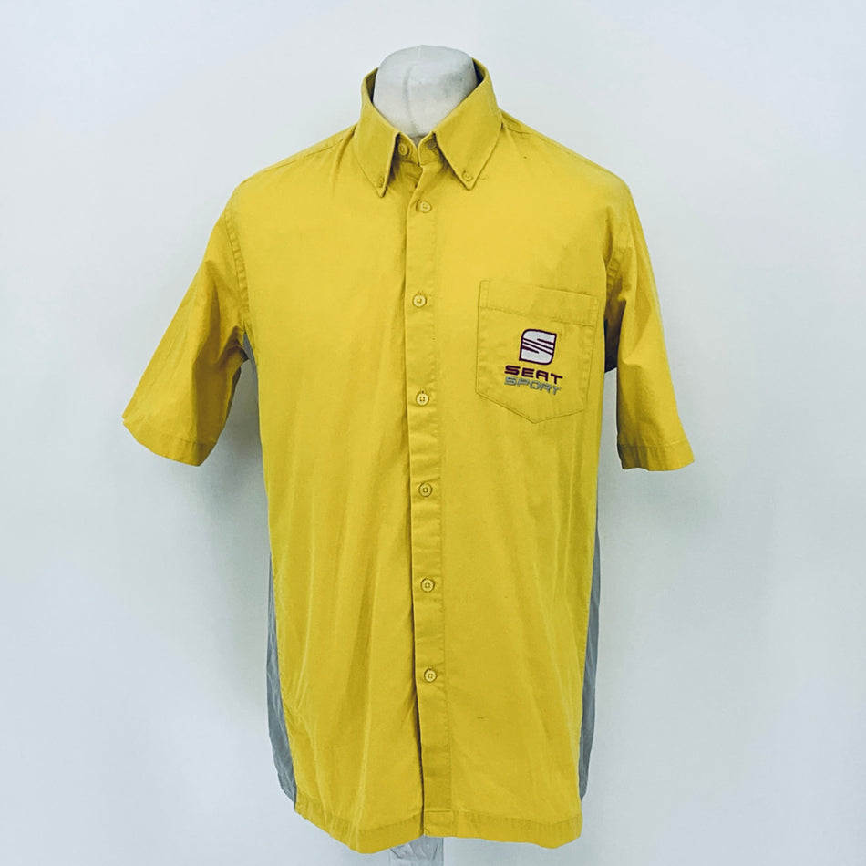 Authentic Seat Motorsport BTCC Team Issue Pit Crew Shirt – Rare Collectible Racing Memorabilia