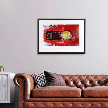 Scuderia Ferrari&nbsp; F1 Team Official 2013 Esteban Gutierrez&nbsp; Hand Signed and Framed Limited Edition Photo Print. - Pit-Lane Motorsport