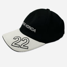 Load image into Gallery viewer, Jenson Button McLaren Honda Formula One Team Official Merchandise Drivers Cap Black/White Brand New Official Merchandise