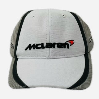 Jenson Button Official Merchandise McLaren Honda Formula One Team- Team Drivers Cap White/Grey Brand New Official Merchandise