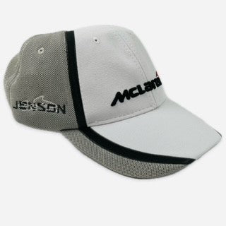 Jenson Button Official Merchandise McLaren Honda Formula One Team- Team Drivers Cap White/Grey Brand New Official Merchandise
