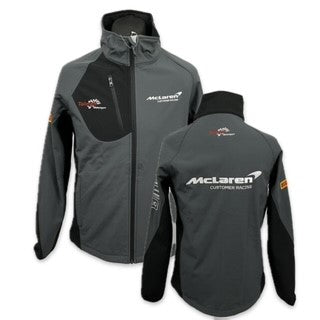 McLaren Motorsport Racing Team British GT Championship 570S GT Pit Crew Soft Shell Jacket-Grey (Copy)