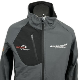 McLaren Motorsport Racing Team British GT Championship 570S GT Pit Crew Soft Shell Jacket-Grey (Copy)