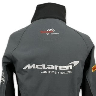 McLaren Motorsport Racing Team British GT Championship 570S GT Pit Crew Soft Shell Jacket-Grey (Copy)