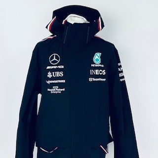 Toto Wolff Personal Team Issue AMG Petronas Mercedes F1 Tommy Hilfiger Long Rain Jacket -