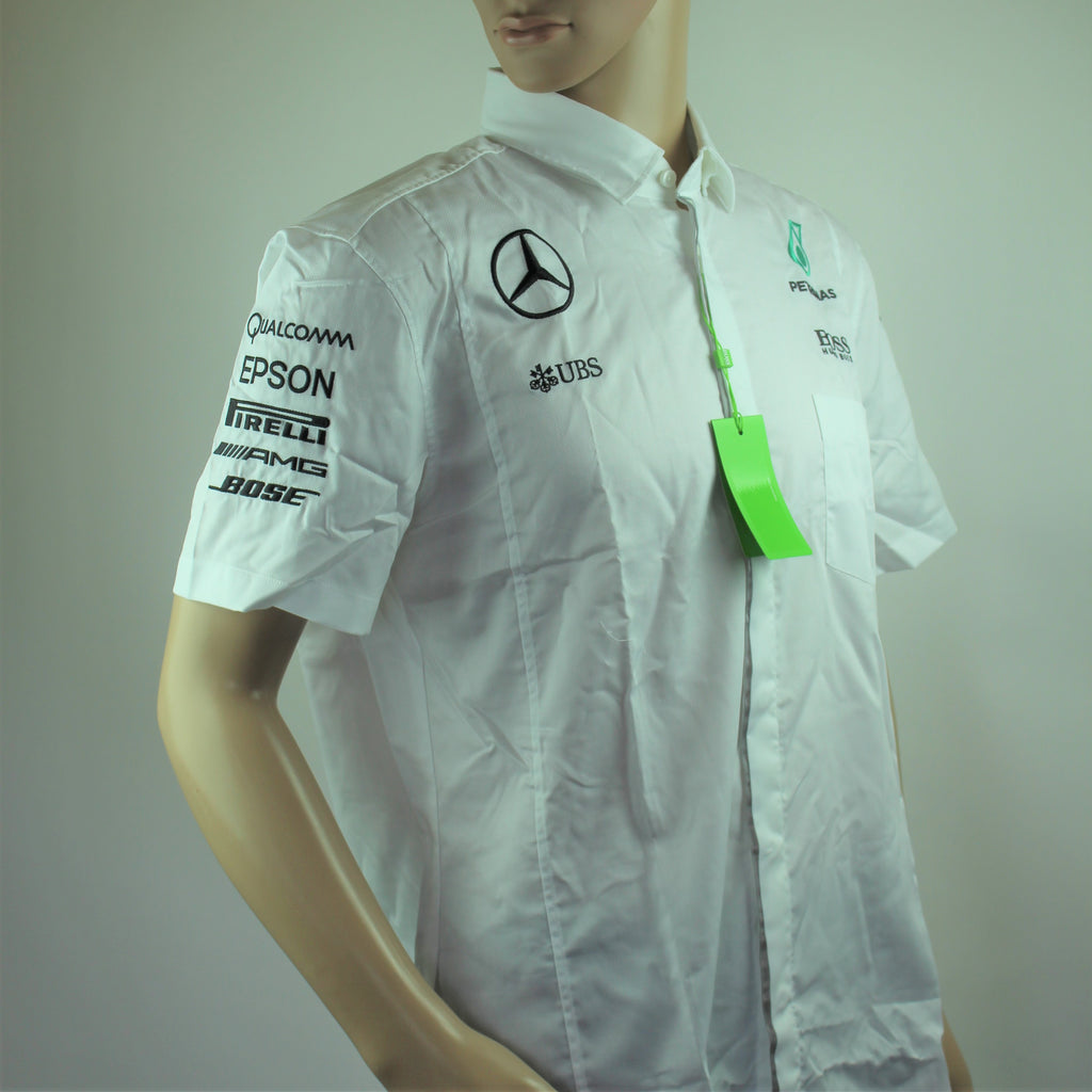 Hugo Boss Mercedes AMG Petronas Formula One Team Issue Managers Shirt Brand new